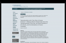 Contemporary Aesthetics