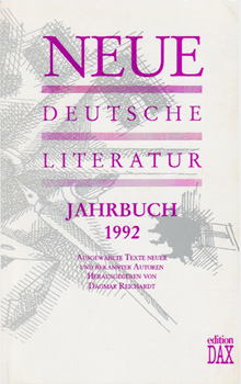 Buchcover: Neue Deutsche Literatur. Jahrbuch 1992 Buchcover